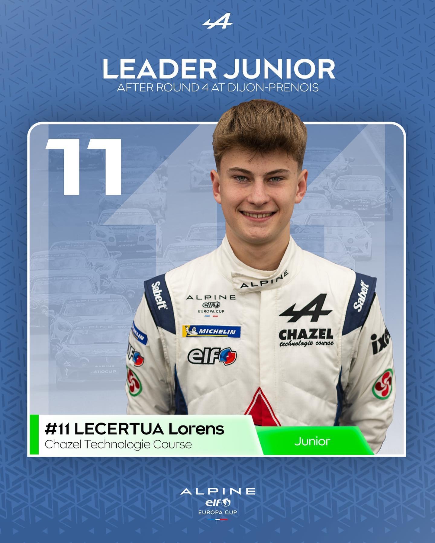 A110 Cup C meneur junior