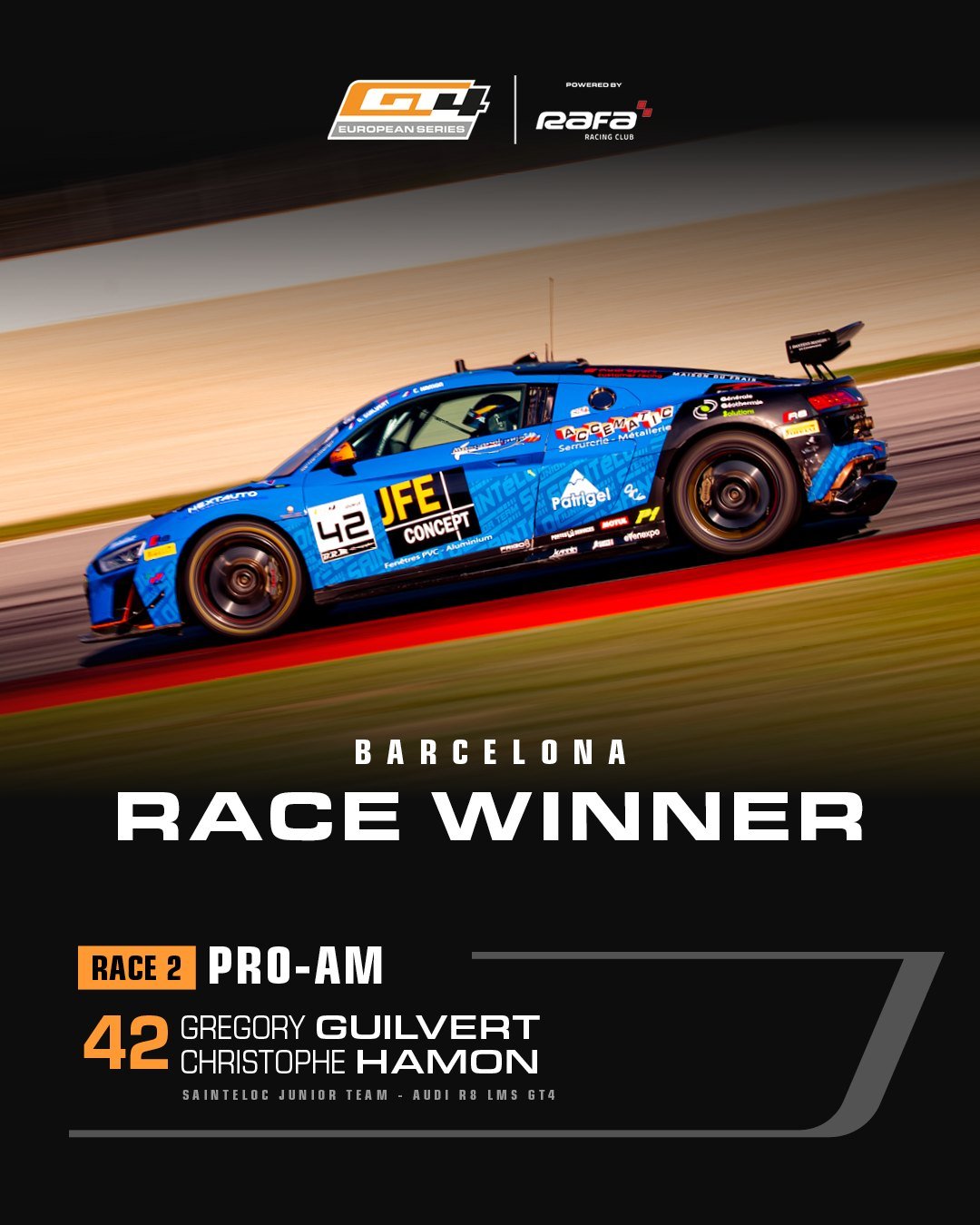 EGTS Barcelone 2023 C2 vainqueur pro am