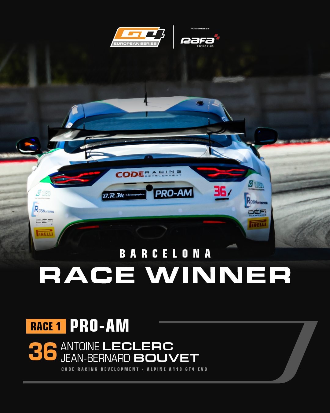 EGTS Barcelone 2023 vainqueur pro am