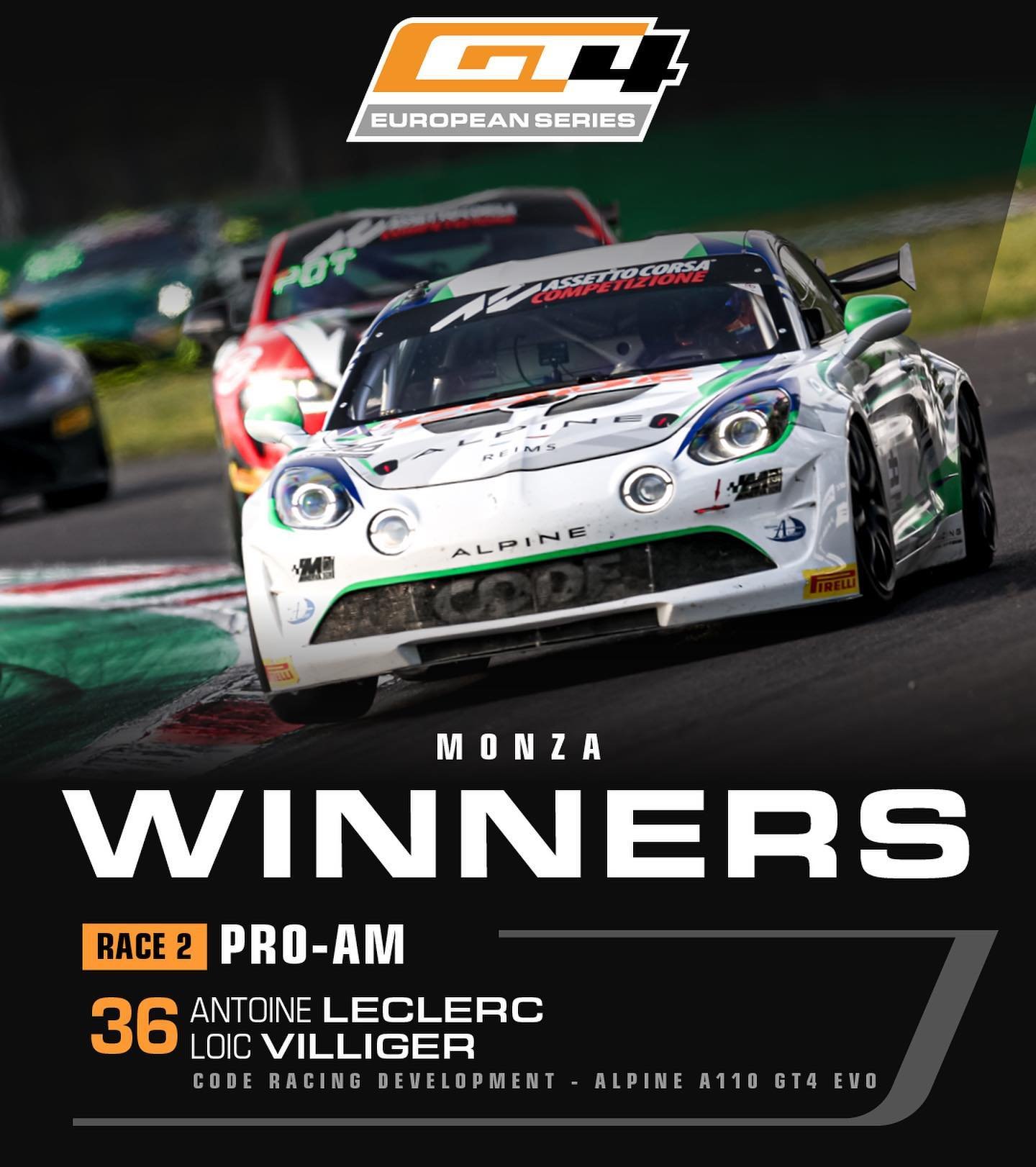Course2 vainqueur proAm