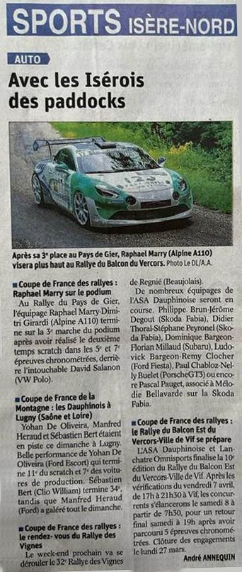 A110 Rally Marry