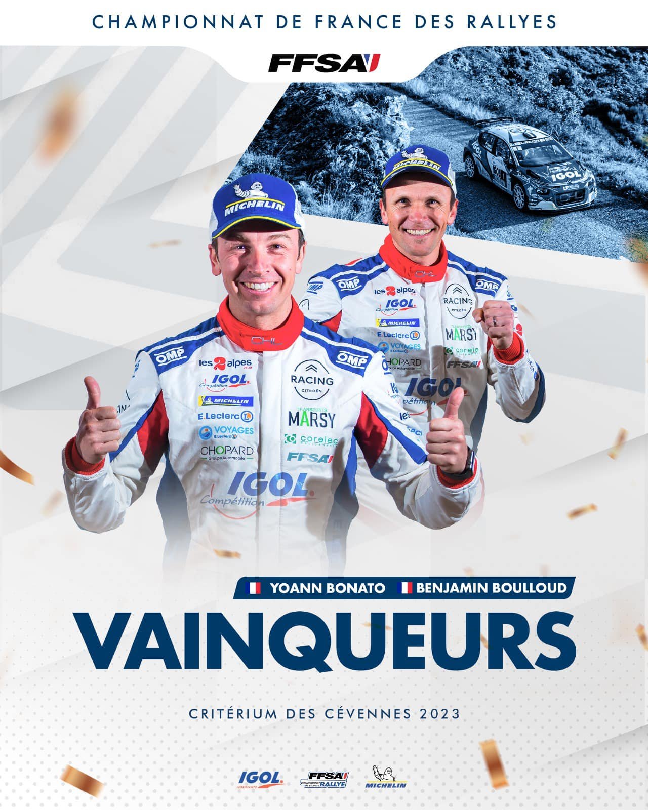Cevennes 2023 vainqueurs