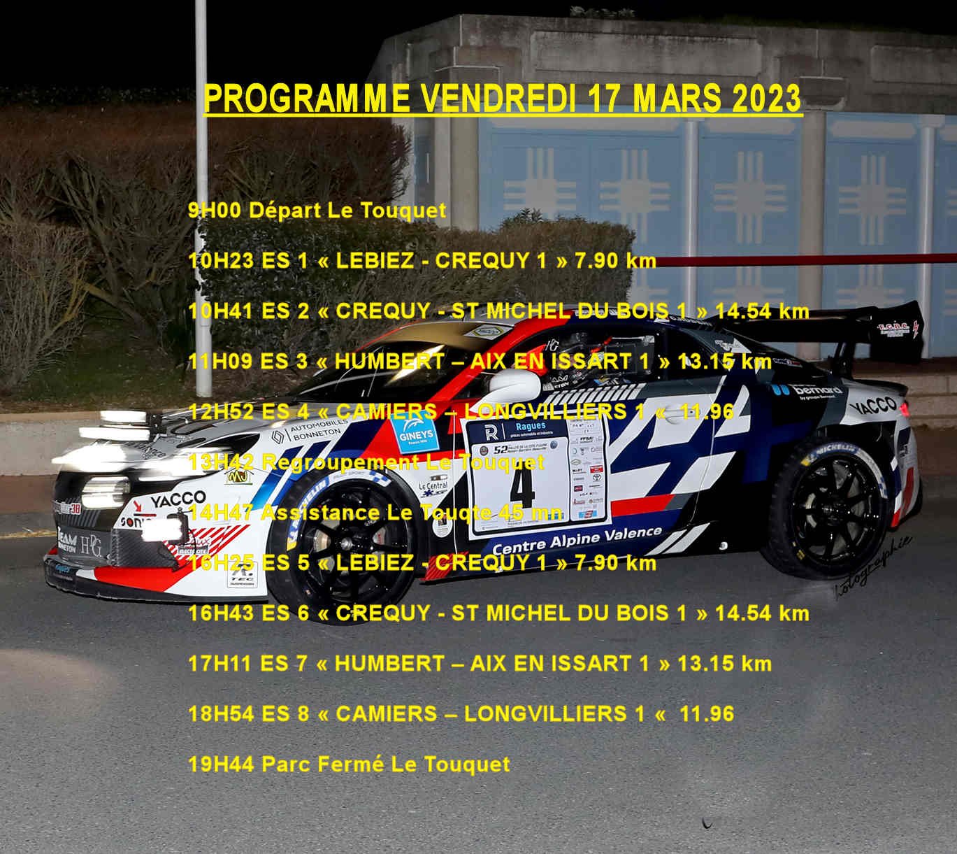 A110 Rally Touquet prepa 1