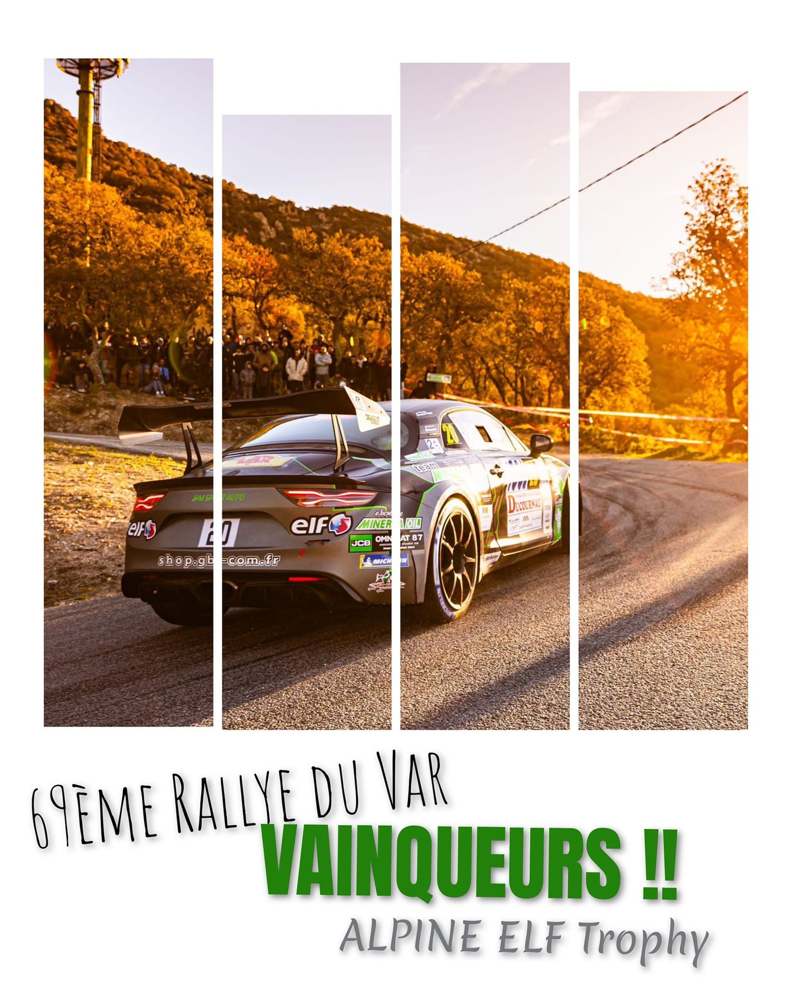 A110 Rally var vainqueurs trophee Alpine