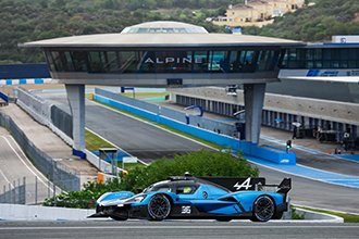 Alpine A424 essais Jerez(ESP) 01 min