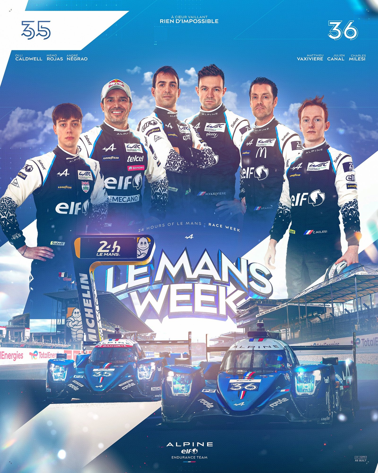 Alpine A470 2023 Le Mans 23