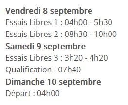 programme