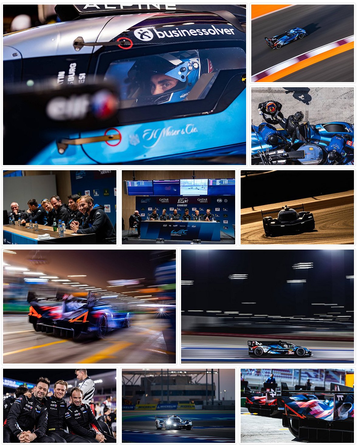 Galerie Alpine A424 hypercar Qatar 2024